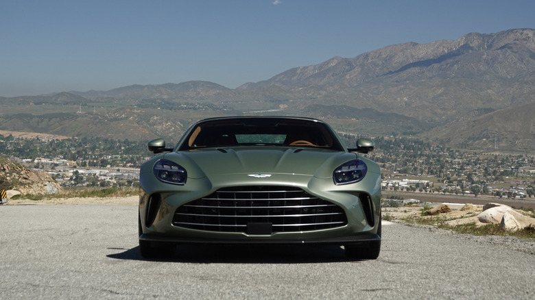 2026 Aston Martin Vantage Roadster front end detail