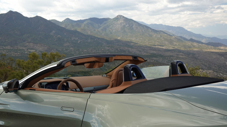2026 Aston Martin Vantage Roadster open convertible top