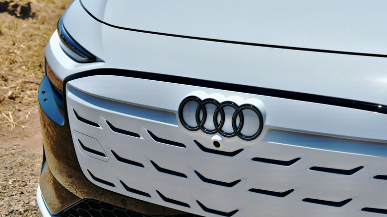 2026 Audi A6 e-tron grille.