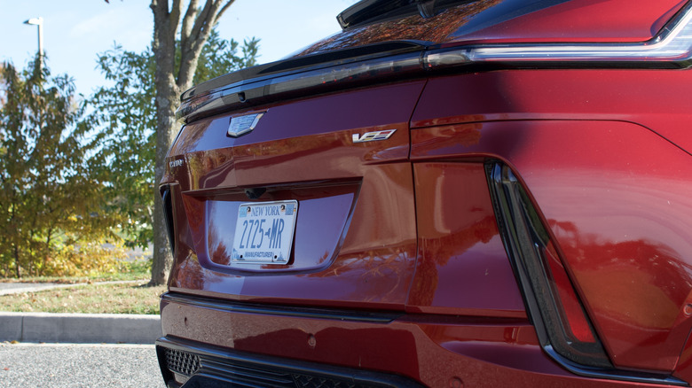 2026 Cadillac Lyriq-V rear hatch