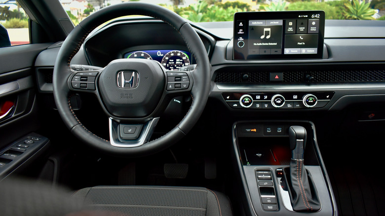 2026 Honda CR-V TrailSport Hybrid dashboard.