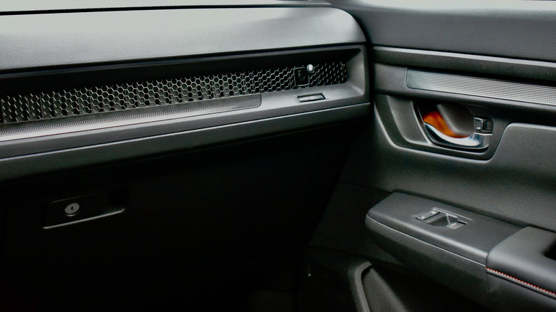 2026 Honda CR-V TrailSport Hybrid interior close-up.