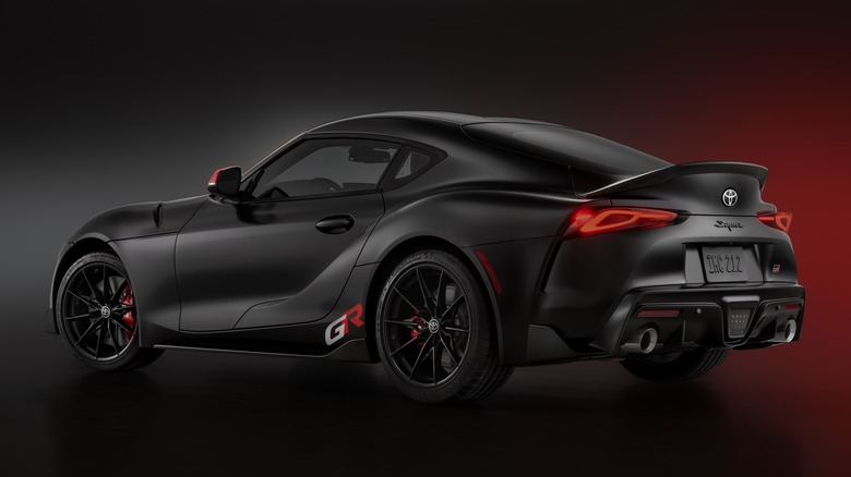 Studio photo of Toyota GR Supra MkV Final Edition