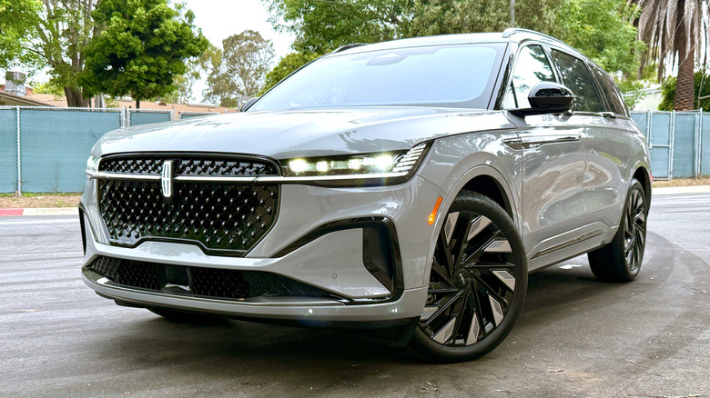 2026 Lincoln Nautilus Black Label parked in front of trees