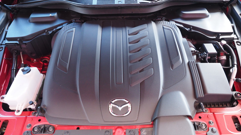 2026 Mazda CX-90 engine bay