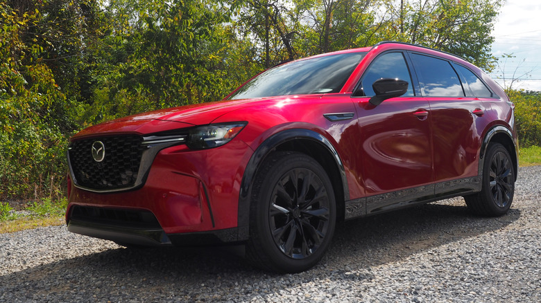 2026 Mazda CX-90 left front three-quarter view