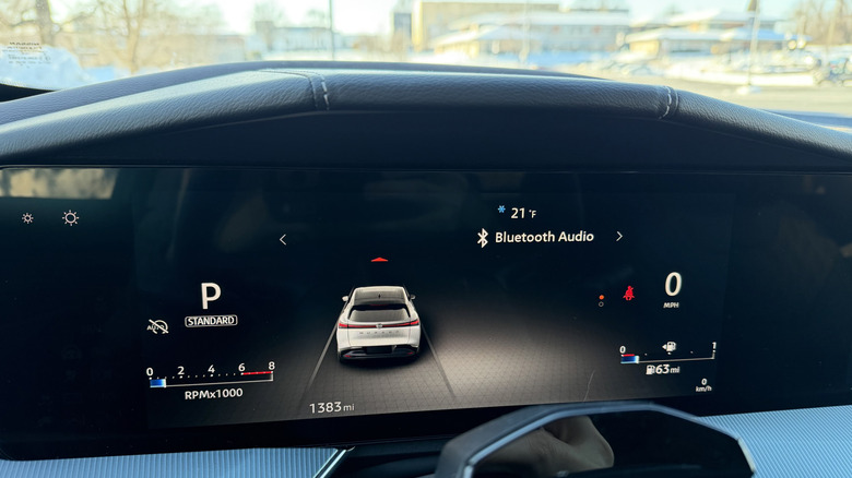 Nissan Murano instrument cluster