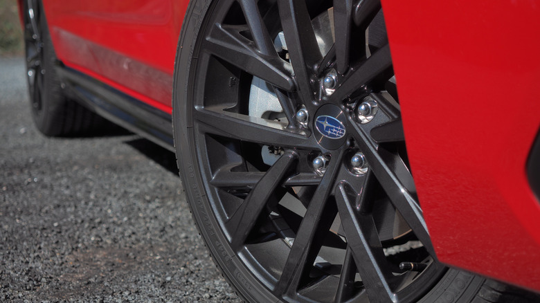 2026 Subaru Impreza wheel detail close-up