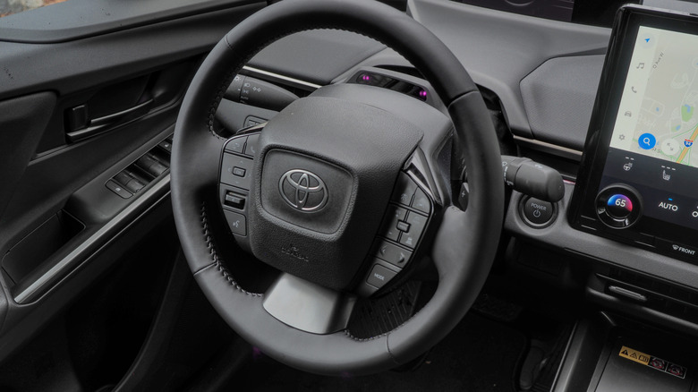 2026 Toyota bZ steering wheel