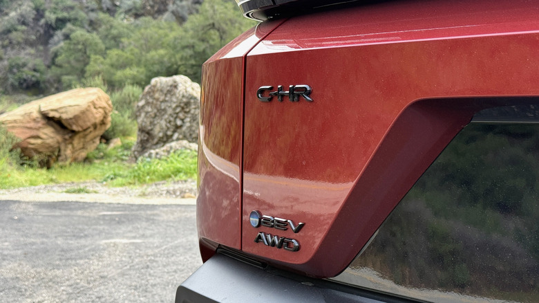 2026 Toyota C-HR rear emblem