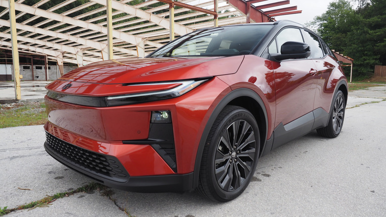 2026 Toyota C-HR XSE front left three-quarter profile view