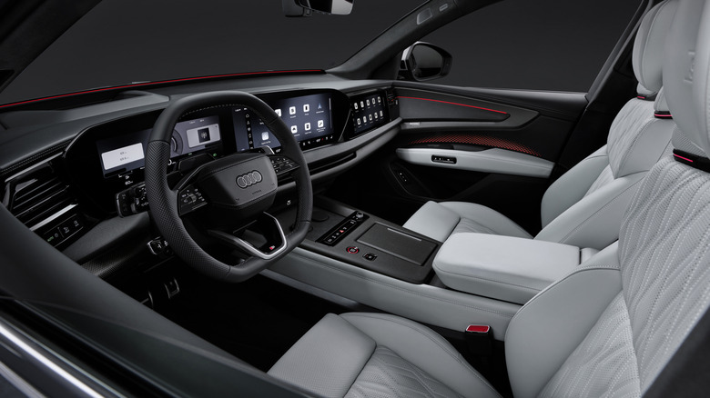 2027 Audi Q9 front cabin interior