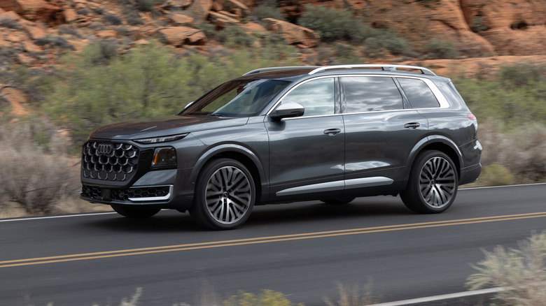 2027 Audi SQ9 driving in Utah