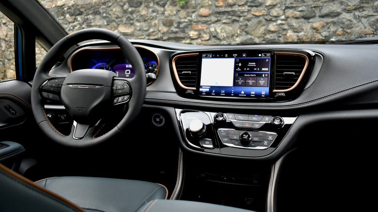 2027 Chrysler Pacifica dashboard.