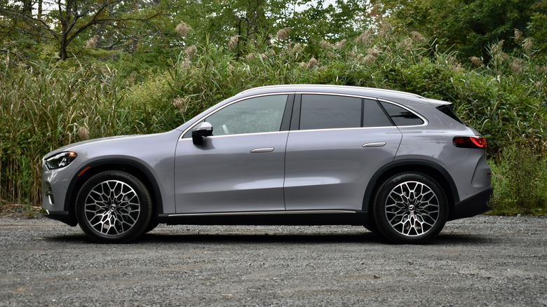 2027 Mercedes-Benz GLC EV profile view.