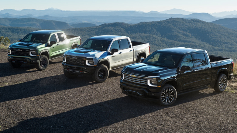 2027 Chevy Silverado partial lineup
