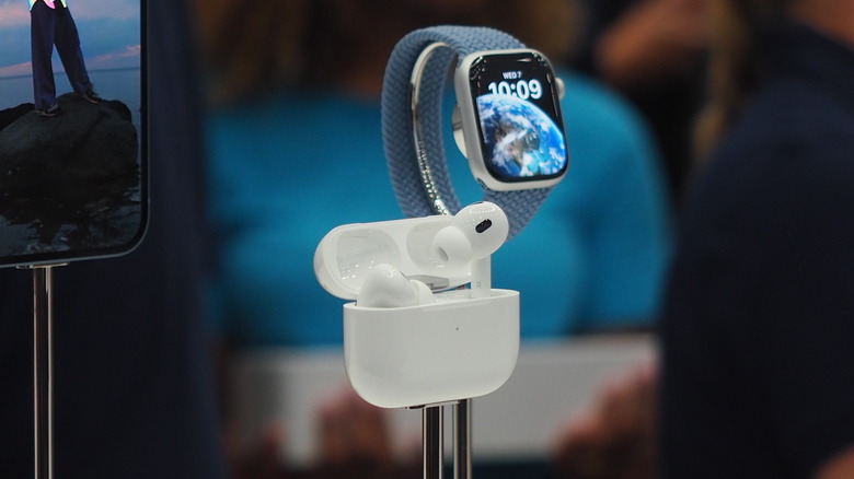 New AirPods Pro in charging case