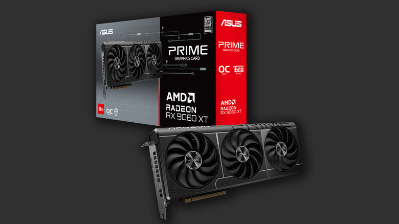 Product image of the RX 9060 XT GPU