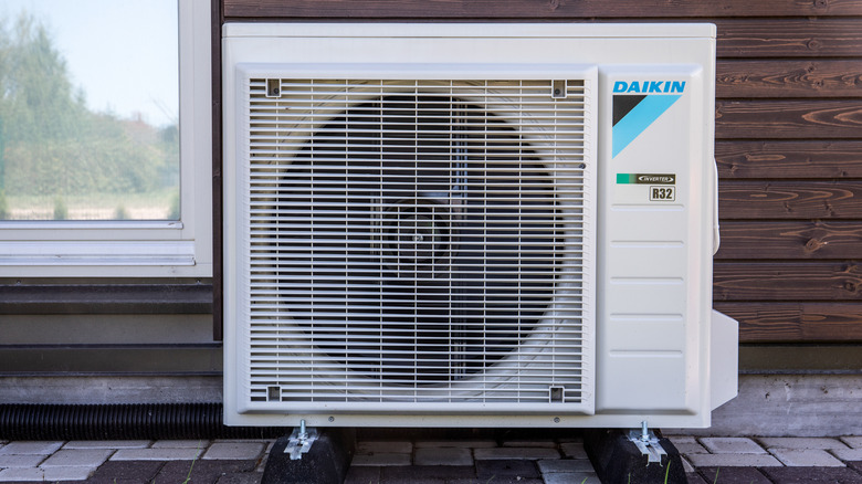 A Daikin outdoor air conditioning unit