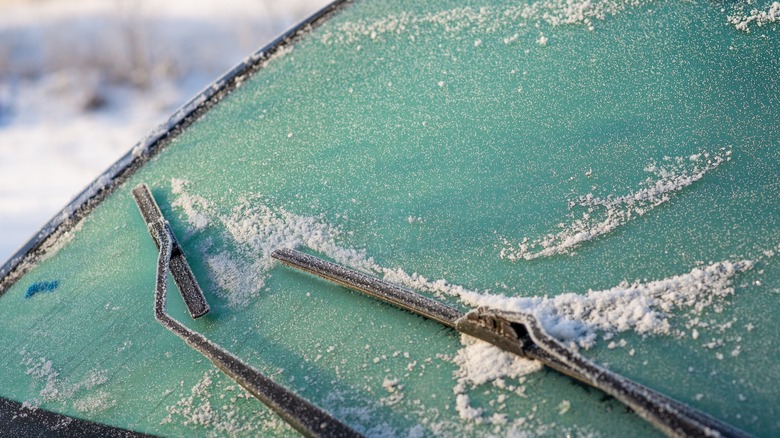 icy windshield