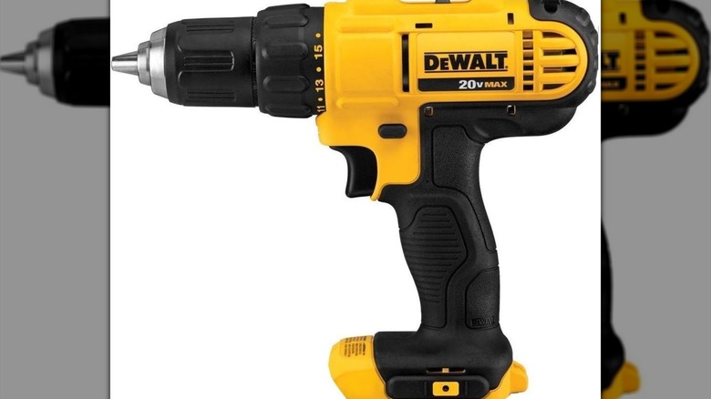 A DeWalt 20V Max Compact Drill Driver.