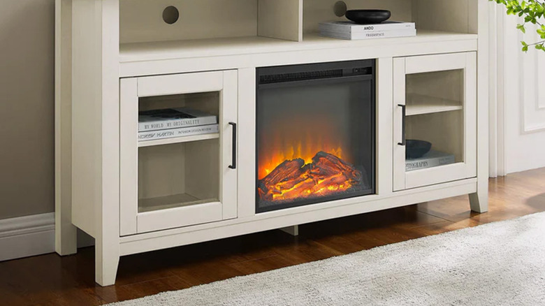 white walker edision electric fireplace