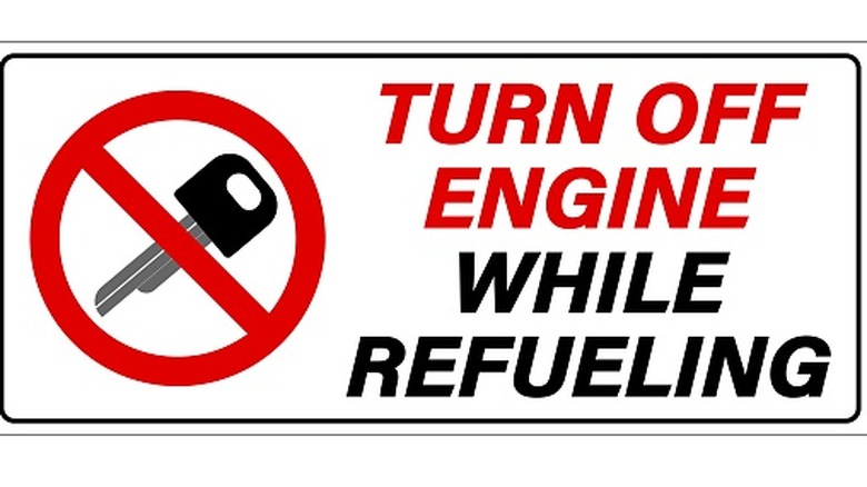 a turn of the engine warning sign