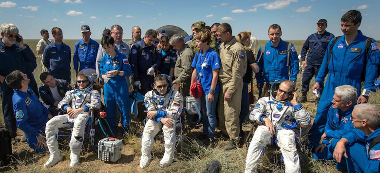 3 ISS astronauts return to Earth after 186 days in space