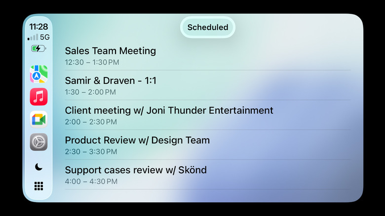 Google Meet app for CarPlay