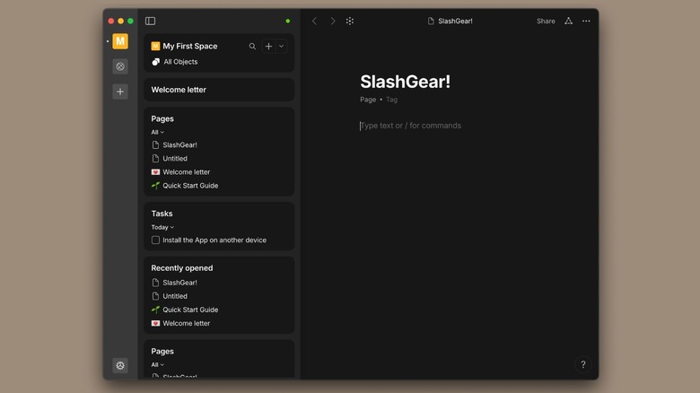 Anytype on macOS