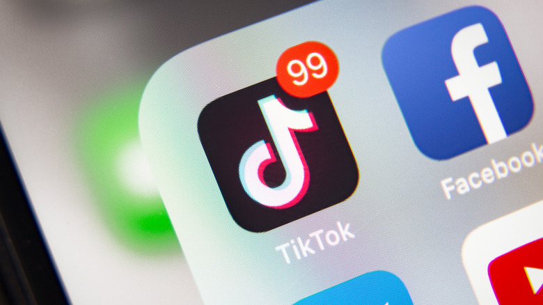 The TikTok app on iOS