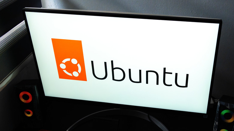 A computer with the Ubuntu Linux operating system