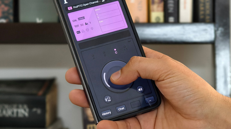 Walkie talkie app on Android phone