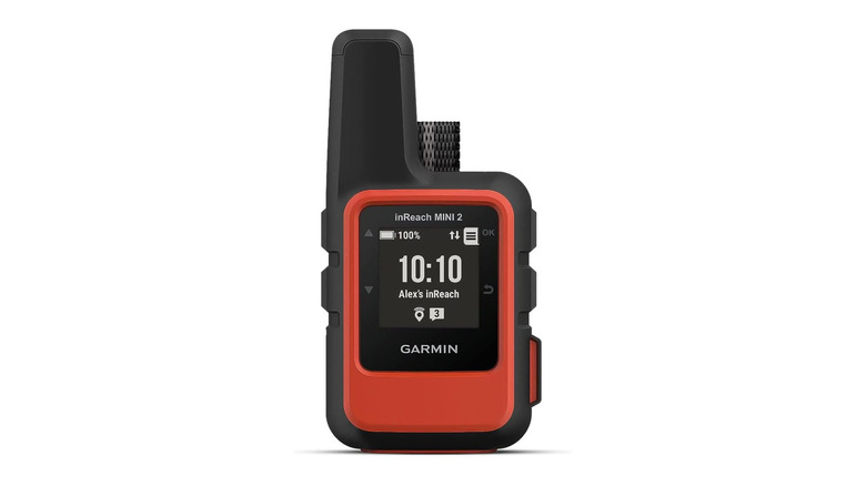 Garmin inReach Mini 2 satellite communicator.