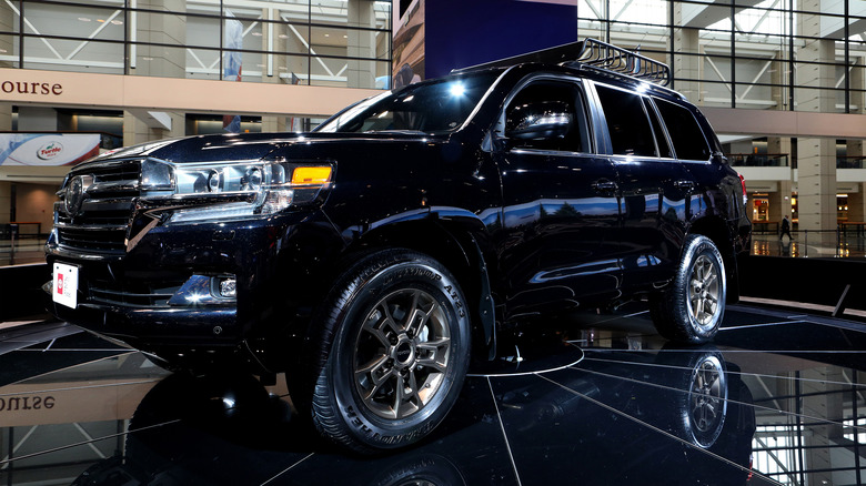 2020 Heritage Edition Land Cruiser on display
