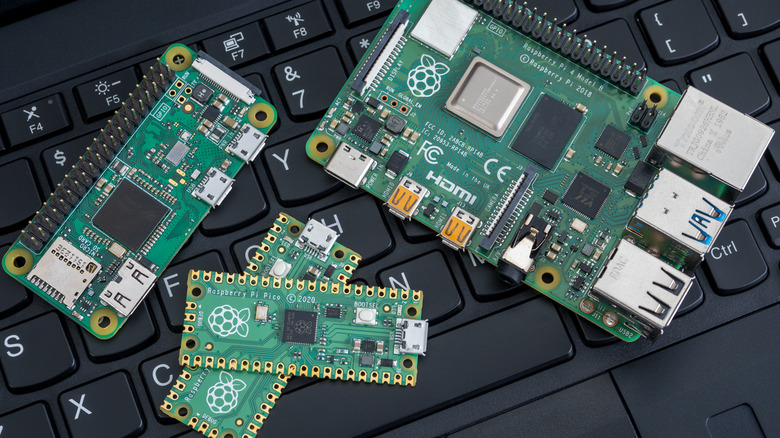 different raspberry pi boards