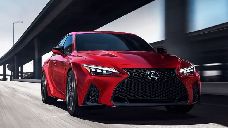 red lexus is