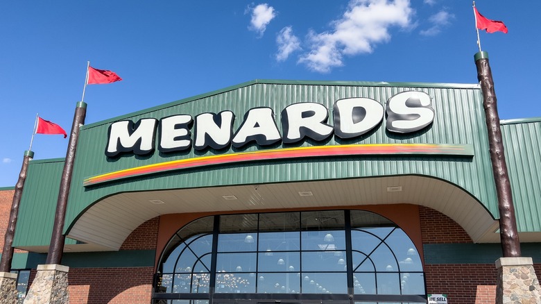 Exterior shot of Menards