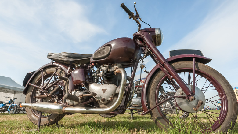 A Triumph Speed Twin