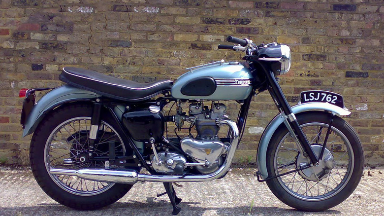A Triumph Tiger 100