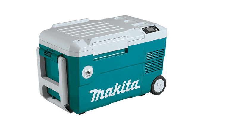 Makita cooler/warmer on white background