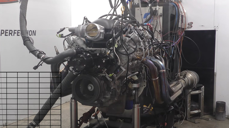 SDPC GM 4.3-liter LV3 V6 on a dyno