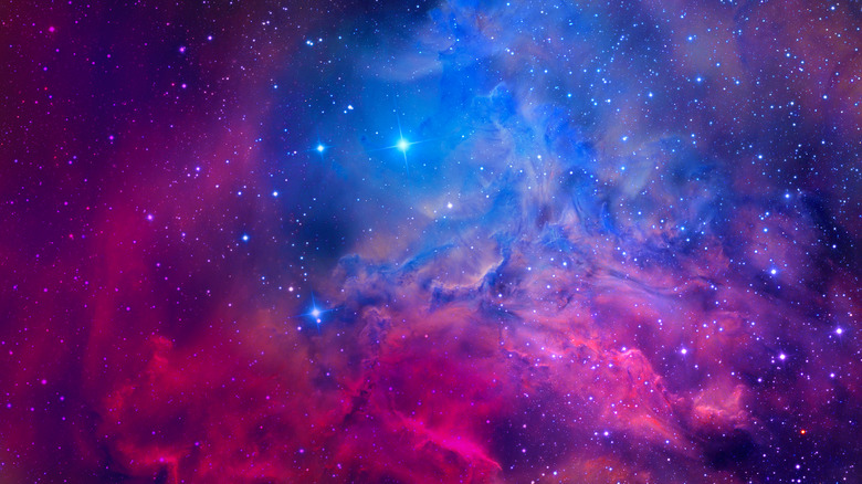 NASA image of colorful nebula