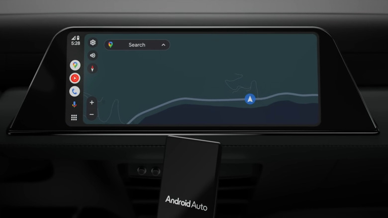 Android Auto in car's infotainment system