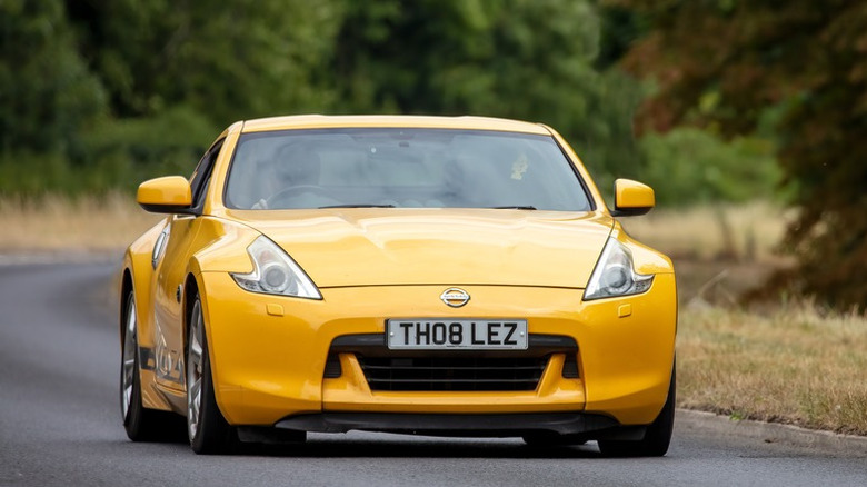 Nissan 370Z on the road
