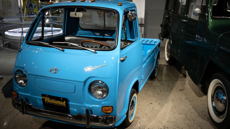 Subaru Sambar in a museum
