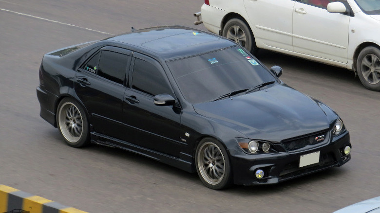 Toyota Altezza on the road