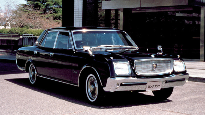 Toyota Century outside official building