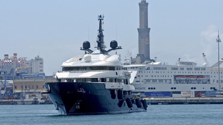 Seven Seas yacht in water