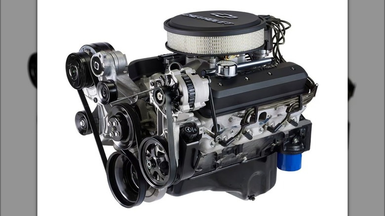 The 350 Chevy ZZ6 EFI Turnkey crate engine.